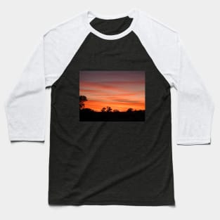 A Country Sunset Baseball T-Shirt